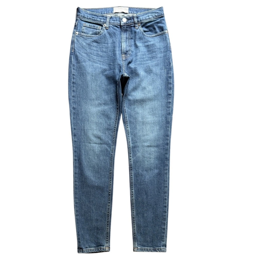 Everlane Jeans Womens 27 Blue High Rise Skinny Stretch Denim Cotton Classic